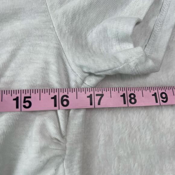 A New Day White Twist Front V-Neck T-Shirt Size Medium - Picture 7 of 8